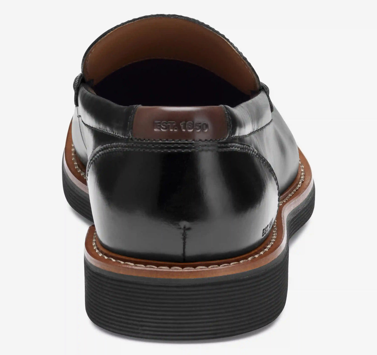 Tyson Dress Penny Loafer - Black Full-Grain Leather