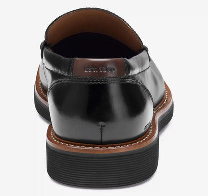 Tyson Dress Penny Loafer - Black Full-Grain Leather