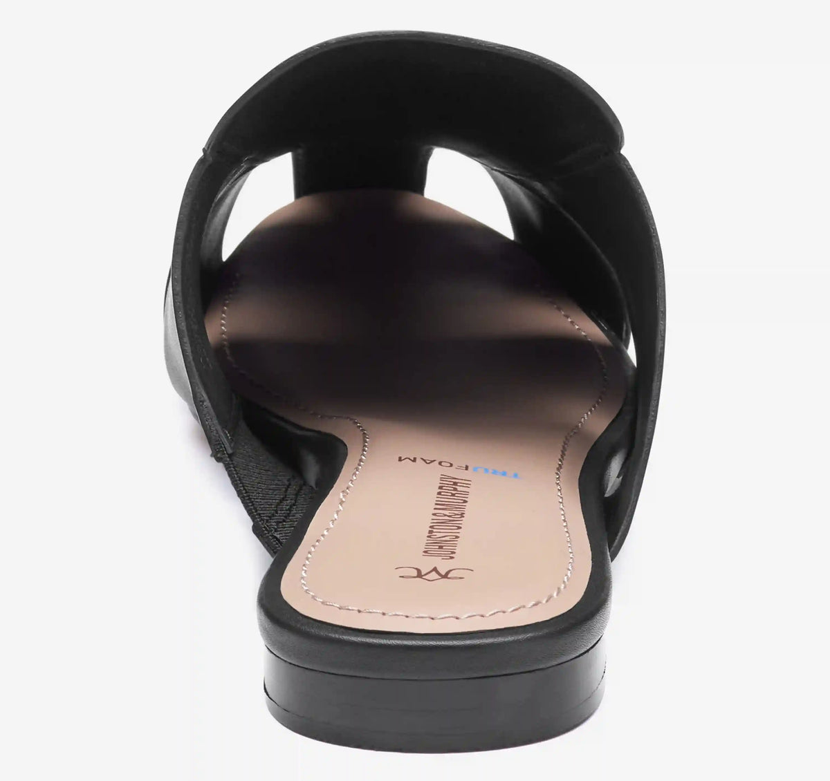 Claire Fisherman Mule - Black Nappa Leather