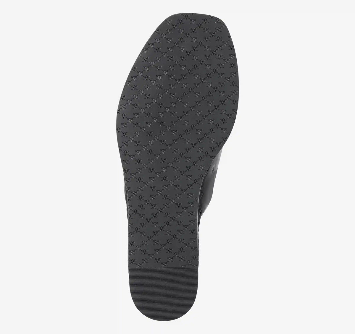 Mallory Slide Wedge - Black Nappa Leather