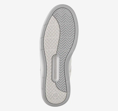 Dawson Moc Toe U-Throat - White Suede/Full-Grain Leather