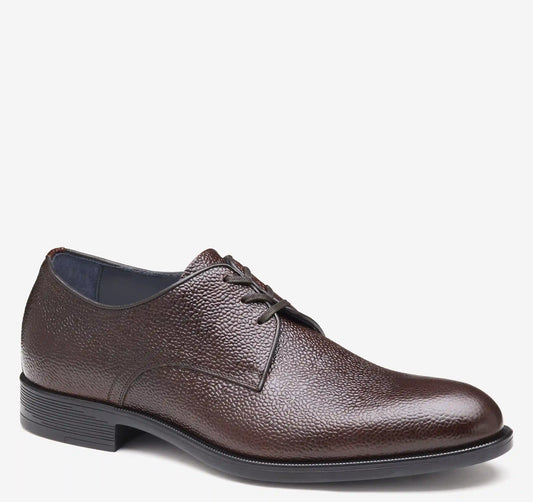 Flynch Plain Toe - Mahogany English Scotch Grain
