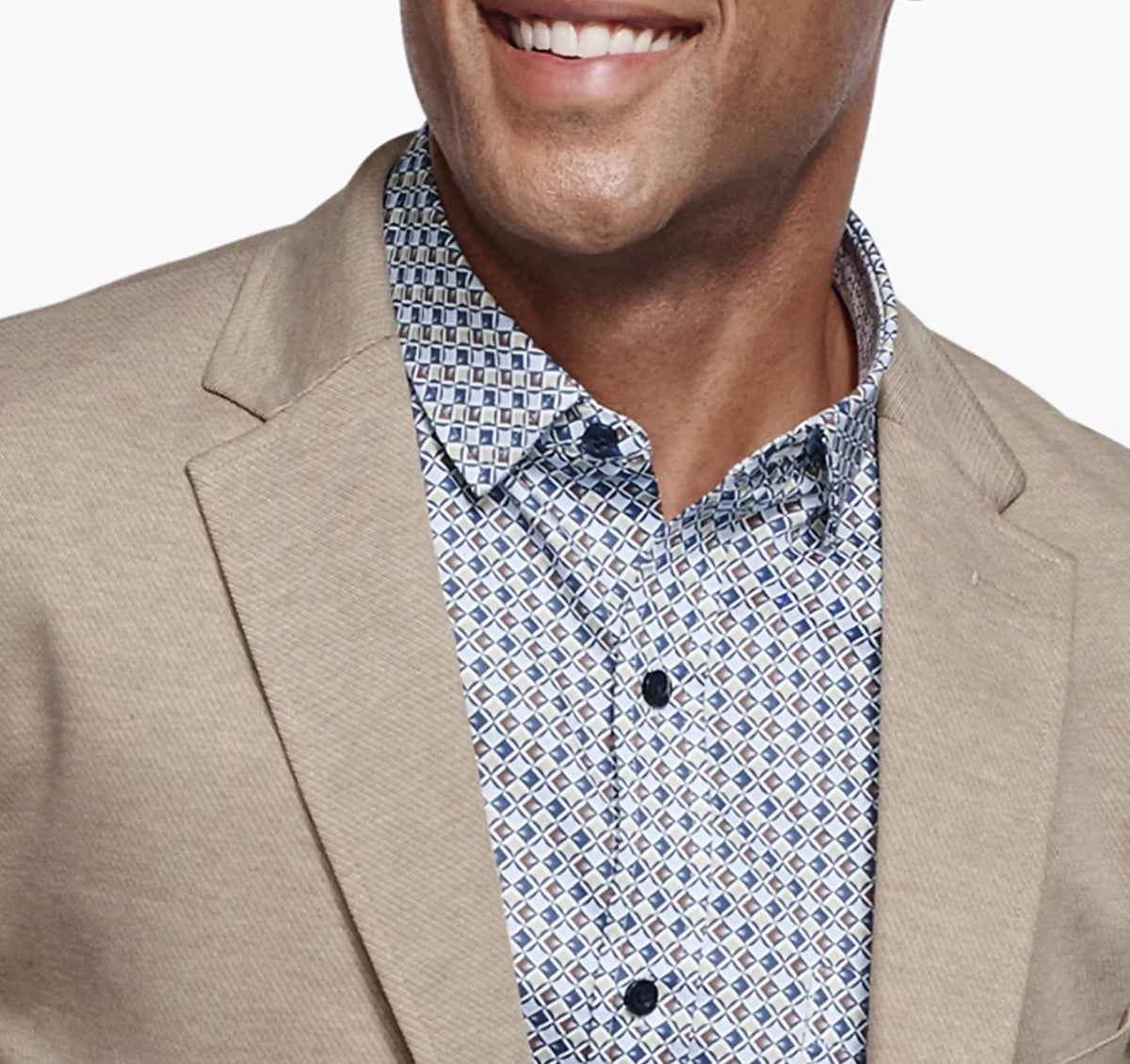XC Flex® Pinnacle Knit Blazer - Tan Twill