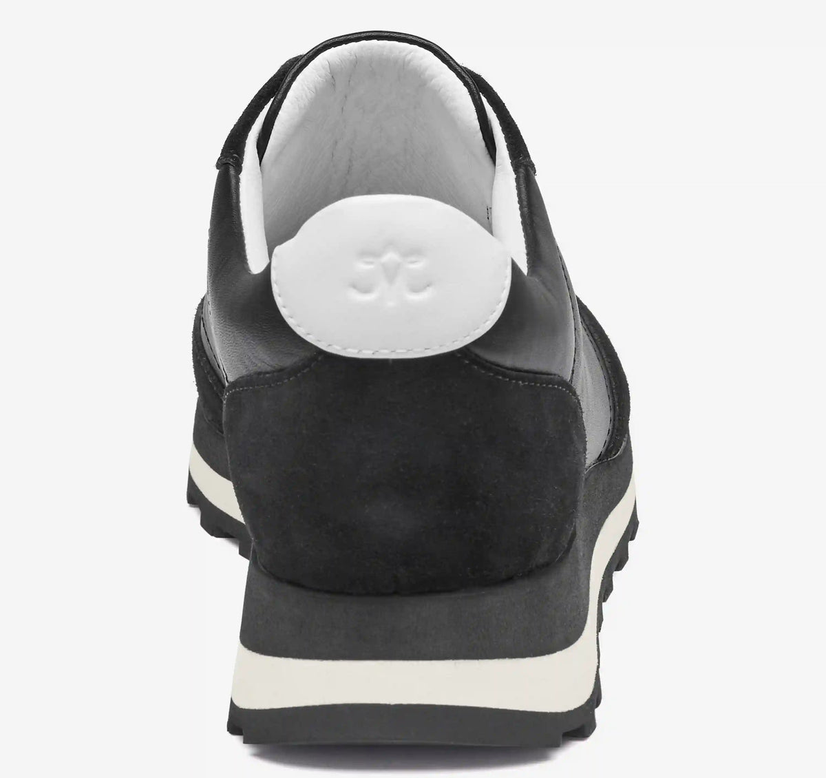 Piper T-Toe Lace-Up - Black Nappa Leather/Suede