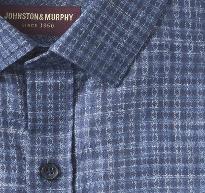 Collin Jacquard Shirt - Navy
