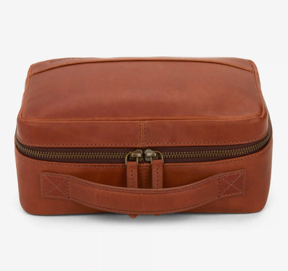 Rhodes Travel Kit - Tan Full Grain