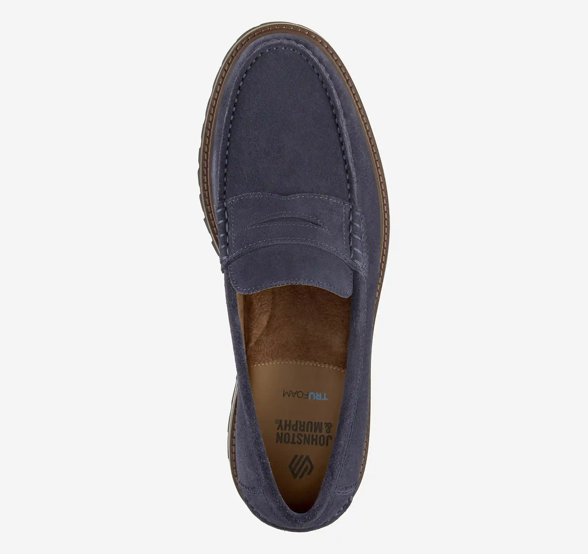 Collier Penny Loafer - Navy Suede