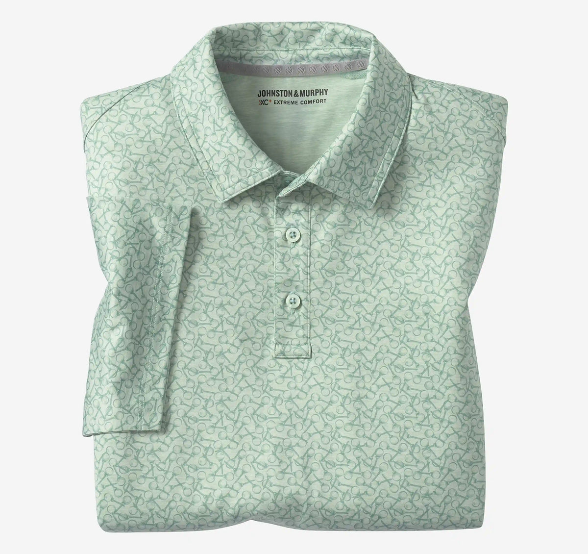 XC+™ Ace Performance Polo - Surf Green Golf Ball