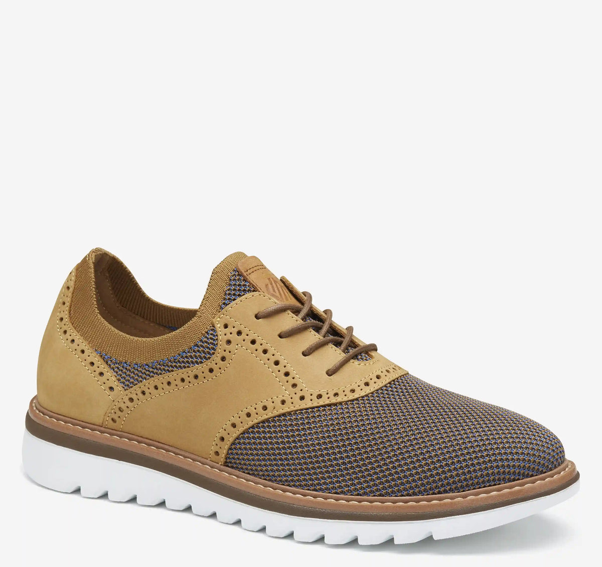 Braydon Knit Saddle - Tan Multi Knit/Tan Full Grain