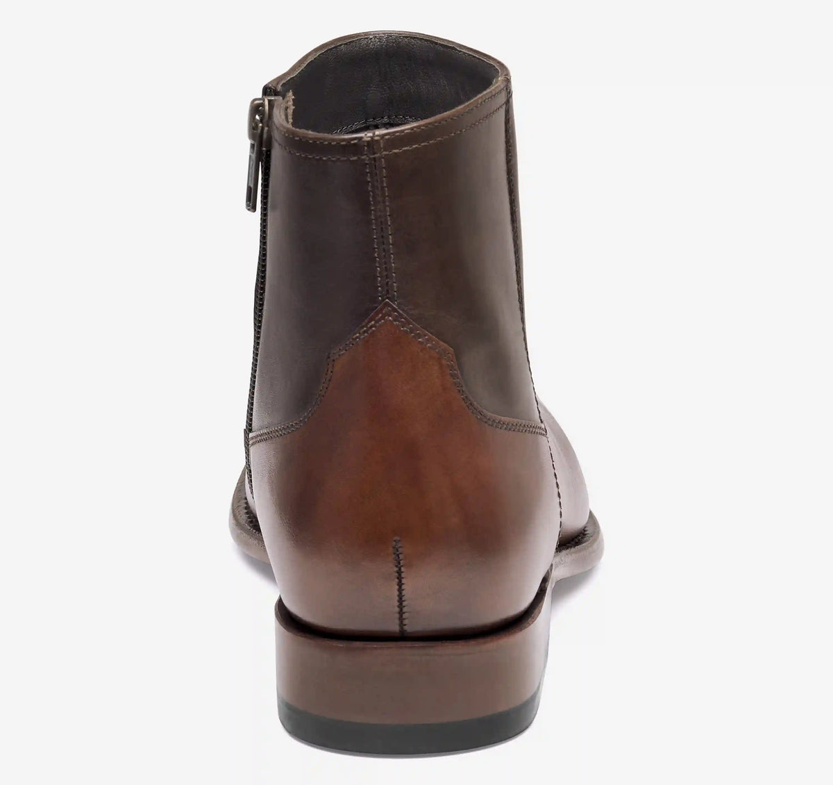 Ashton Inside-Zip Boot - Tan/Brown Hand-Finished Full-Grain Leather