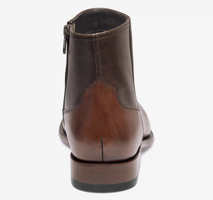 Ashton Inside-Zip Boot - Tan/Brown Hand-Finished Full-Grain Leather