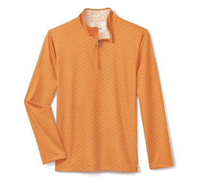 Game Day XC4® Plays Print Quarter-Zip - Orange