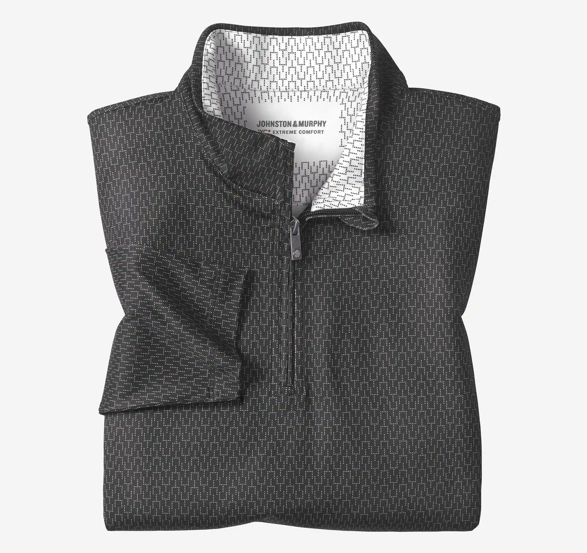 Game Day XC+™ Goal Post Print Quarter-Zip - Black