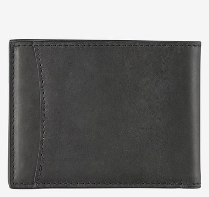 Rhodes Billfold Wallet - Black Full Grain