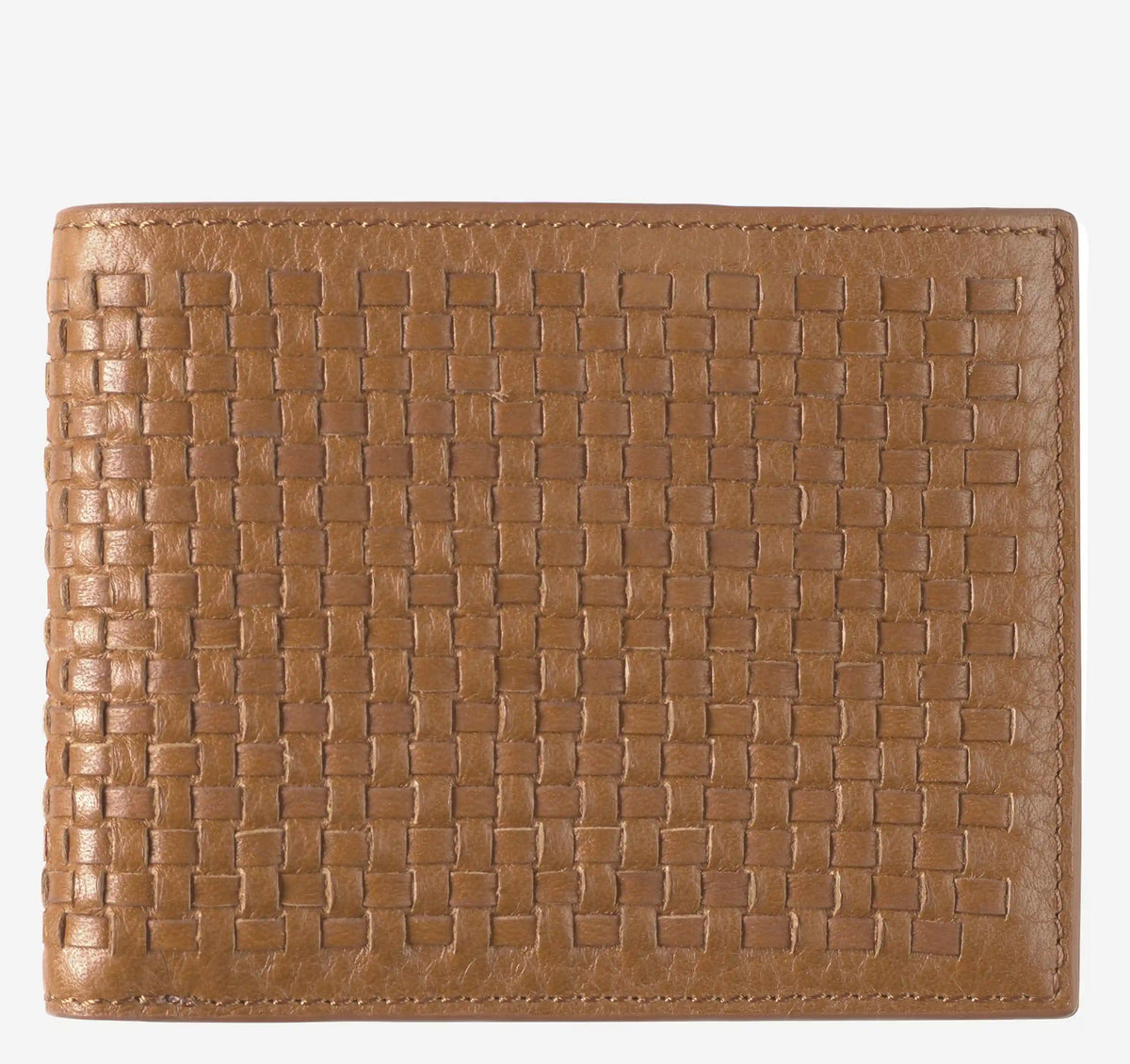 Kingston Woven Billfold - Brown