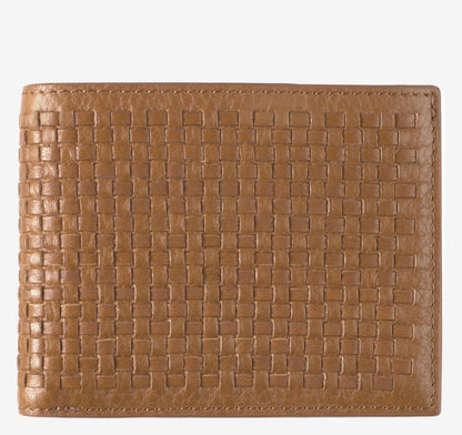 Kingston Woven Billfold - Brown