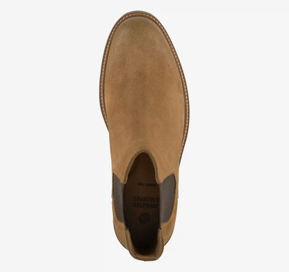 Calder Chelsea Boot - Snuff Waxed Suede