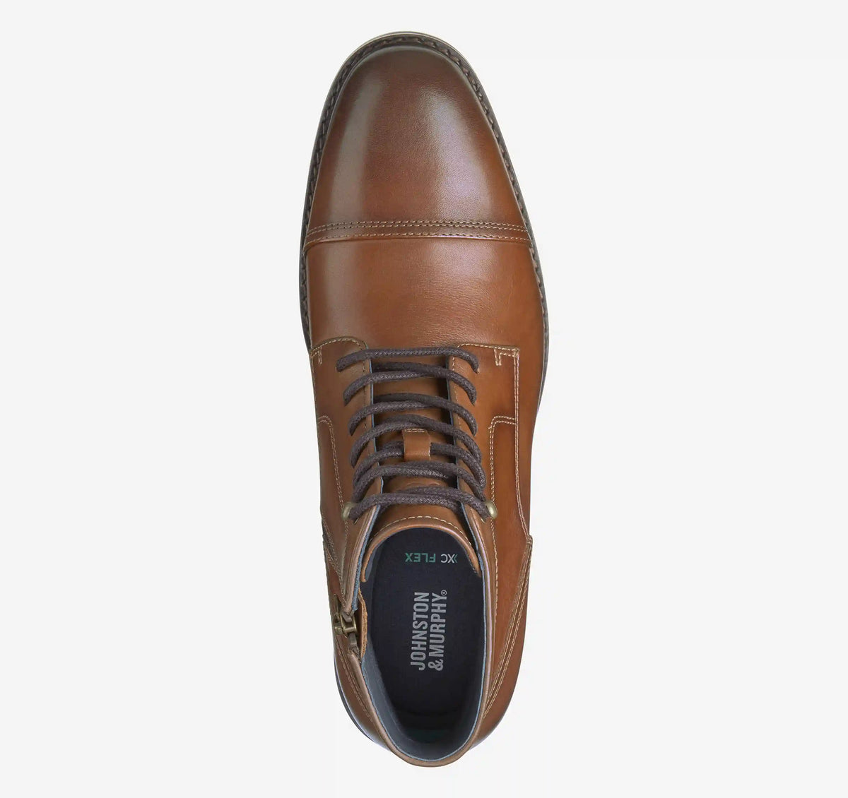 XC Flex® Daylen Cap Toe Boot - Tan Hand-Finished Full-Grain Leather
