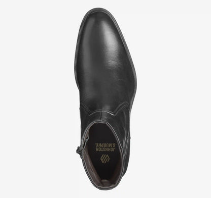 Conlin Inside-Zip Boot - Black European Full-Grain Leather