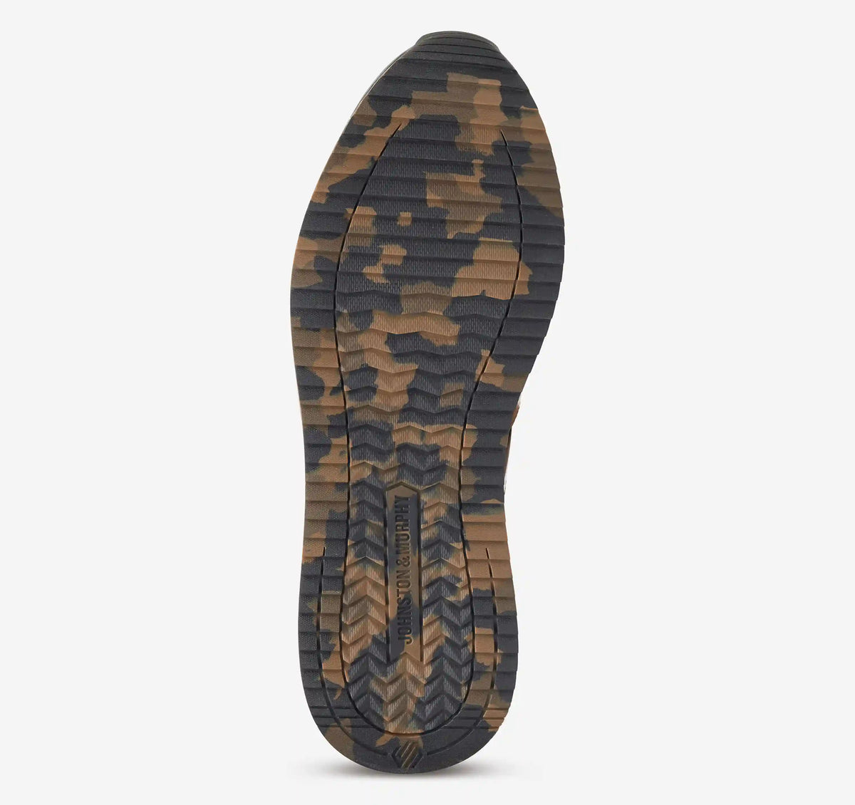 Morgan U-Throat Jogger - Black Nappa Leather/Tan Brush-Off Patent Leather