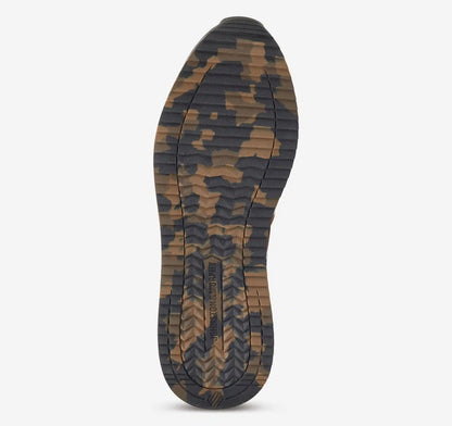 Morgan U-Throat Jogger - Black Nappa Leather/Tan Brush-Off Patent Leather
