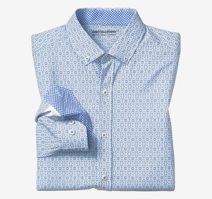 Game Day XC+™ Long-Sleeve Football Print Shirt - Royal