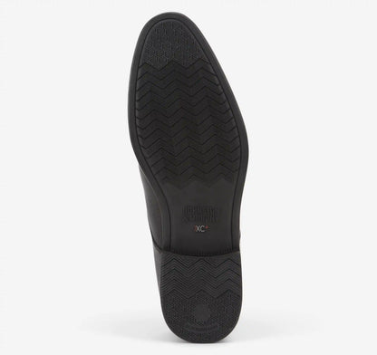 XC+™ Copley Plain Toe - Black Embossed Waterproof Full Grain Leather