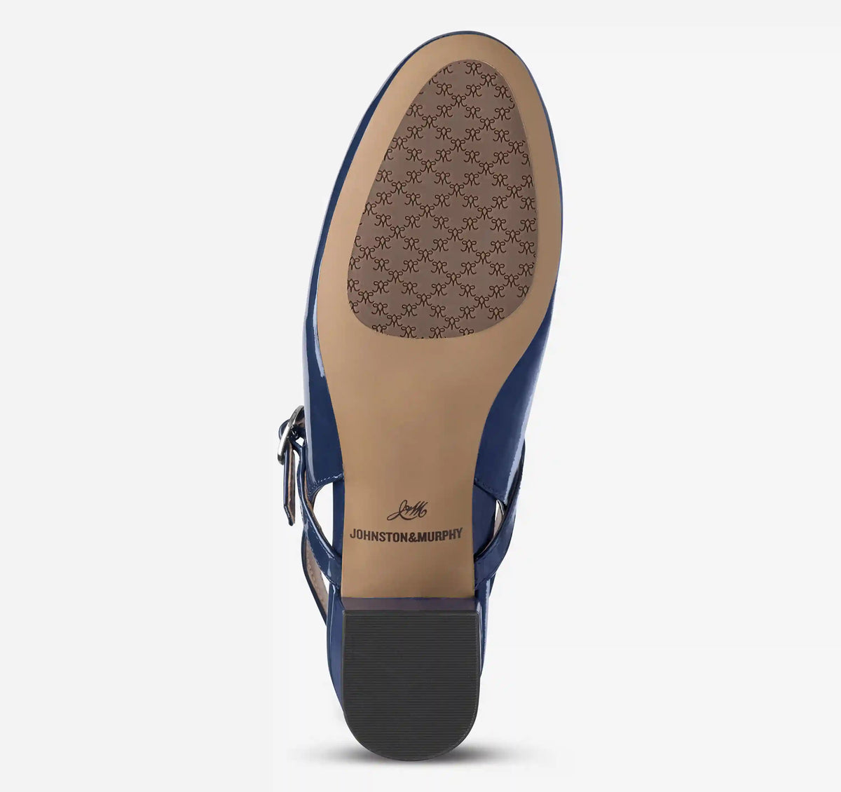 Sienna Mary Jane Slingback - Navy Patent Leather