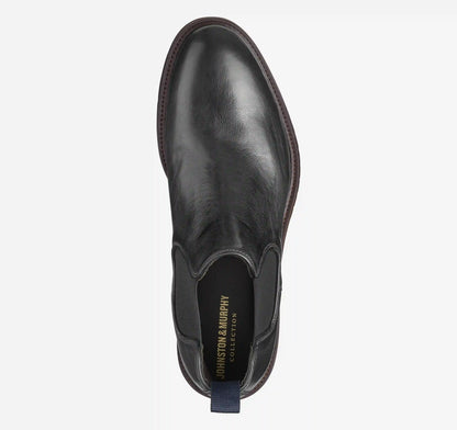 Hartford Chelsea Boot - Black Italian Full-Grain Leather