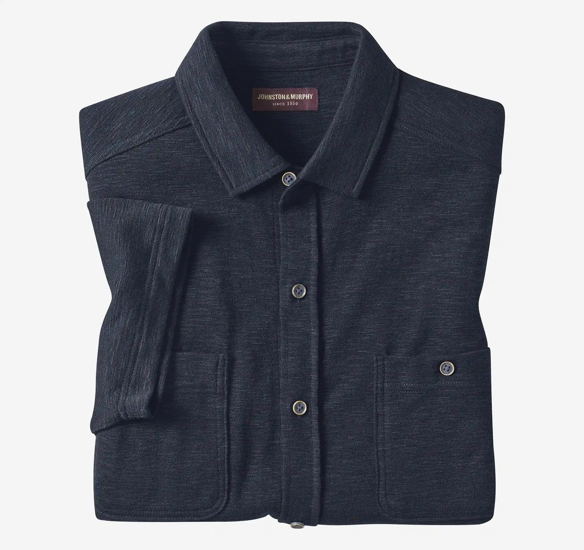 Riley Short-Sleeve Knit Shirt - Navy