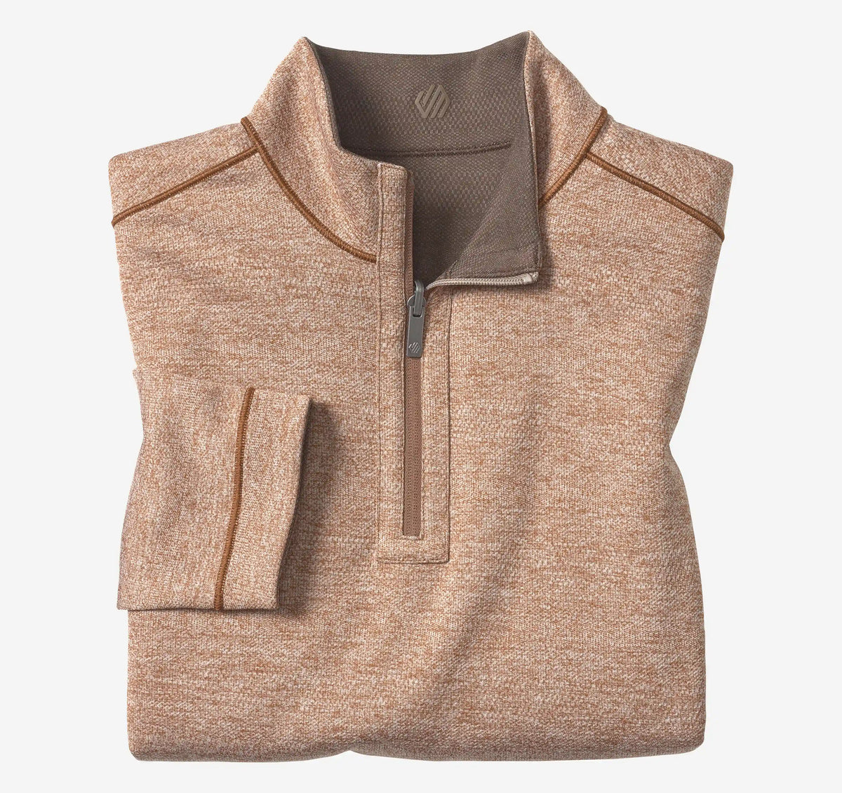 XC+™ Fusion Reversible Quarter-Zip - Brown/Rust