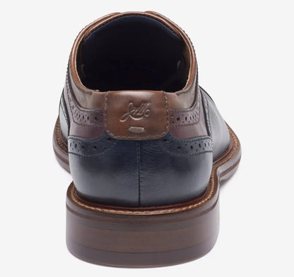 Conard 2.0 Cap Toe - Burgundy/Navy/Tan Hand-Finished Full-Grain Leather