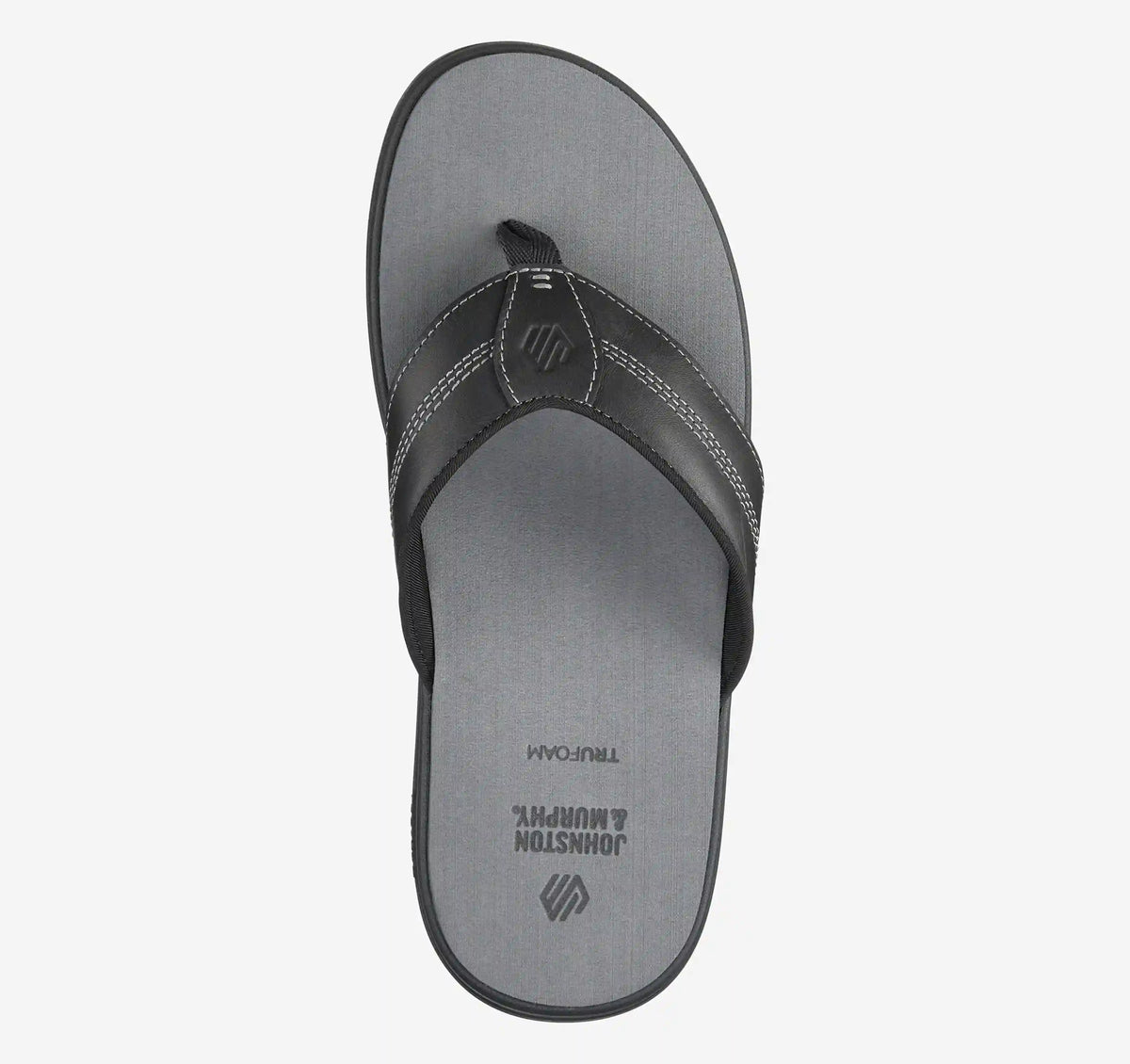Upton Flip-Flop - Black Full Grain