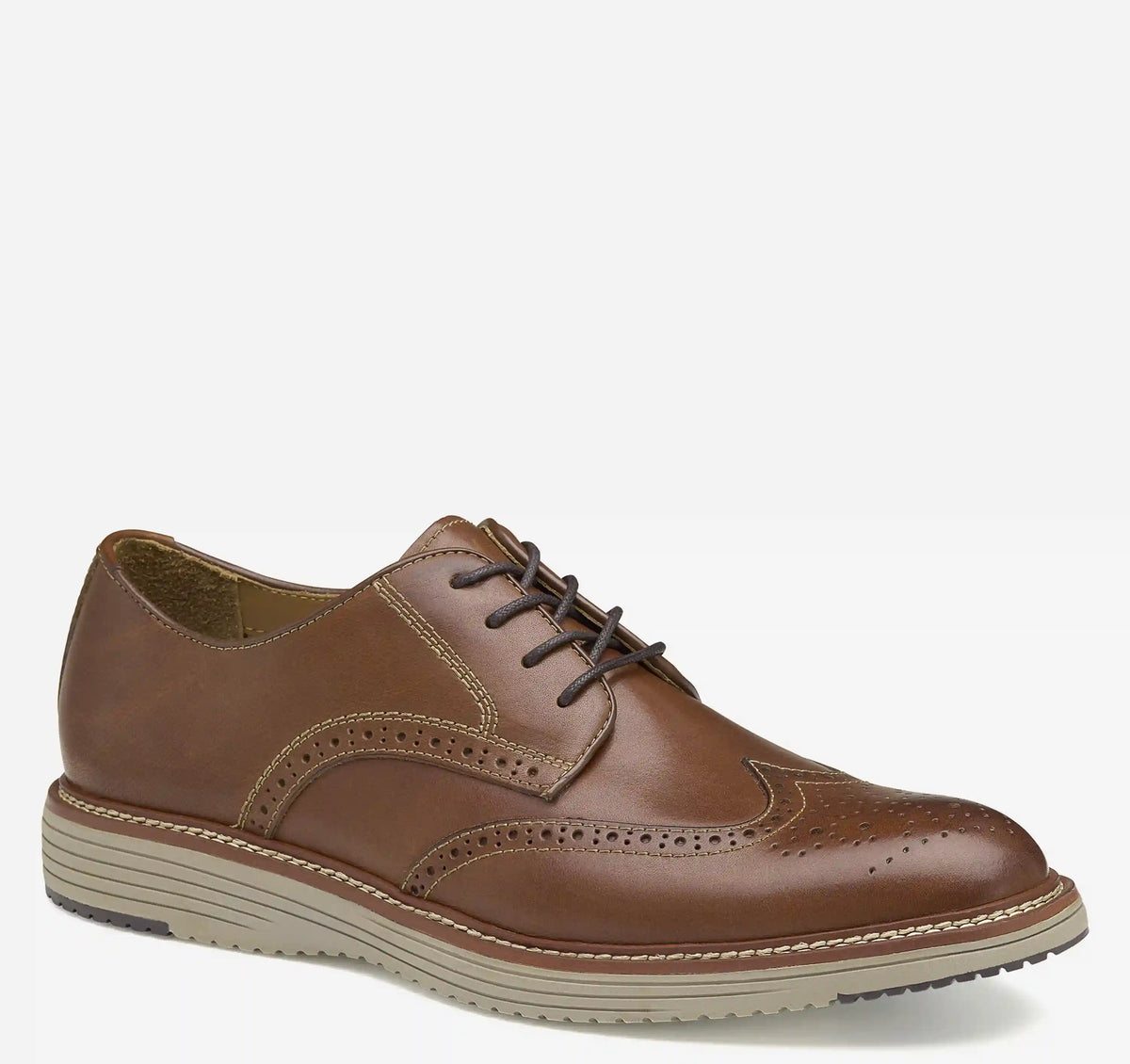 Upton Wingtip - Tan Full Grain