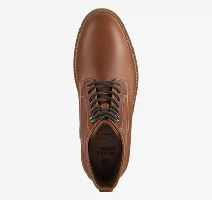 Upton Lug Plain Toe Boot - Tan Oiled Full Grain Leather