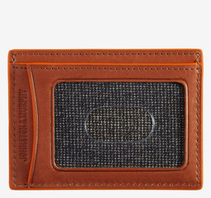 Collegiate Embossed Weekender Wallet - University of Tennessee - Tan Full Grain