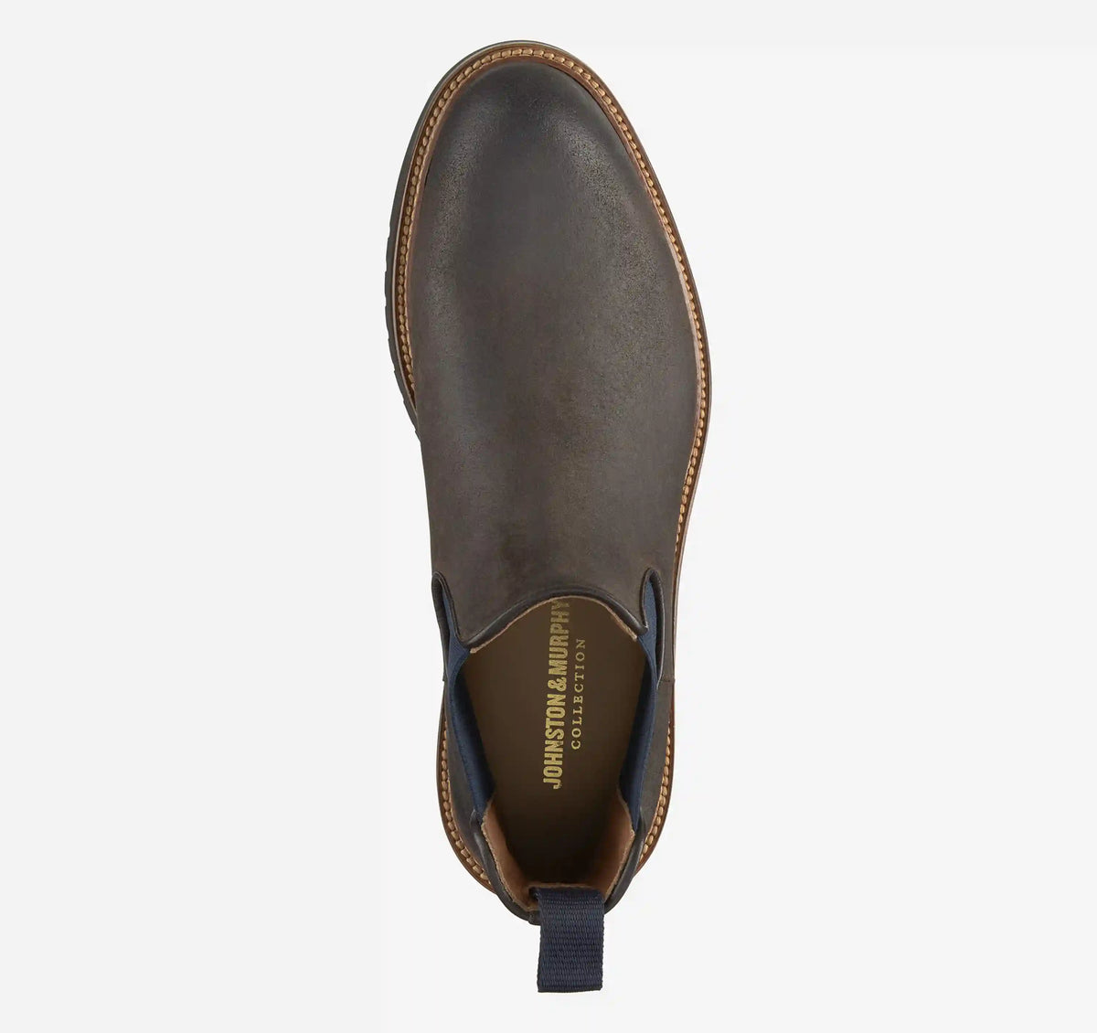 Hartford Chelsea Boot - Dark Brown Waxed English Suede