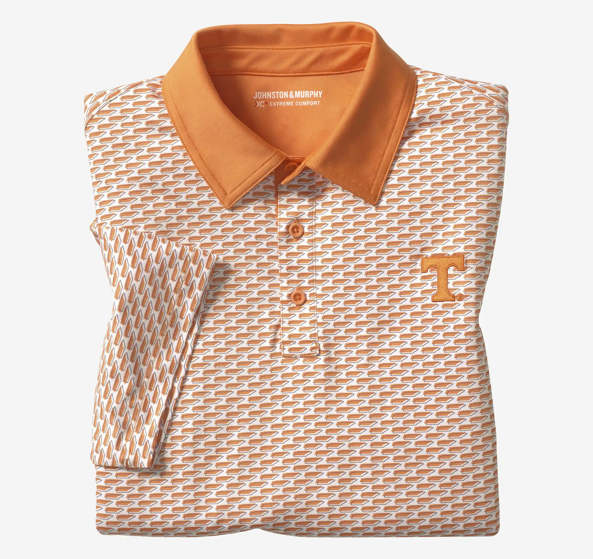 Collegiate XC+™ State Print Polo - University of Tennessee - Orange