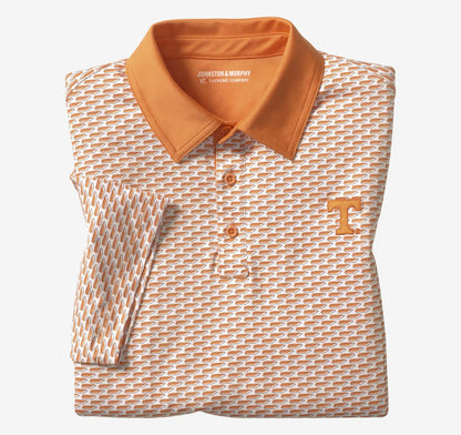 Collegiate XC+™ State Print Polo - University of Tennessee - Orange