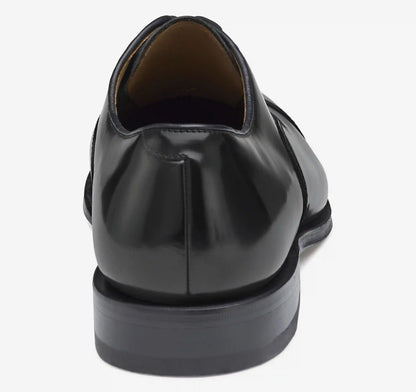 Melton Cap Toe - Black Calfskin