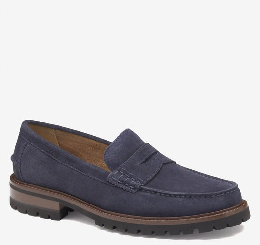 Collier Penny Loafer - Navy Suede