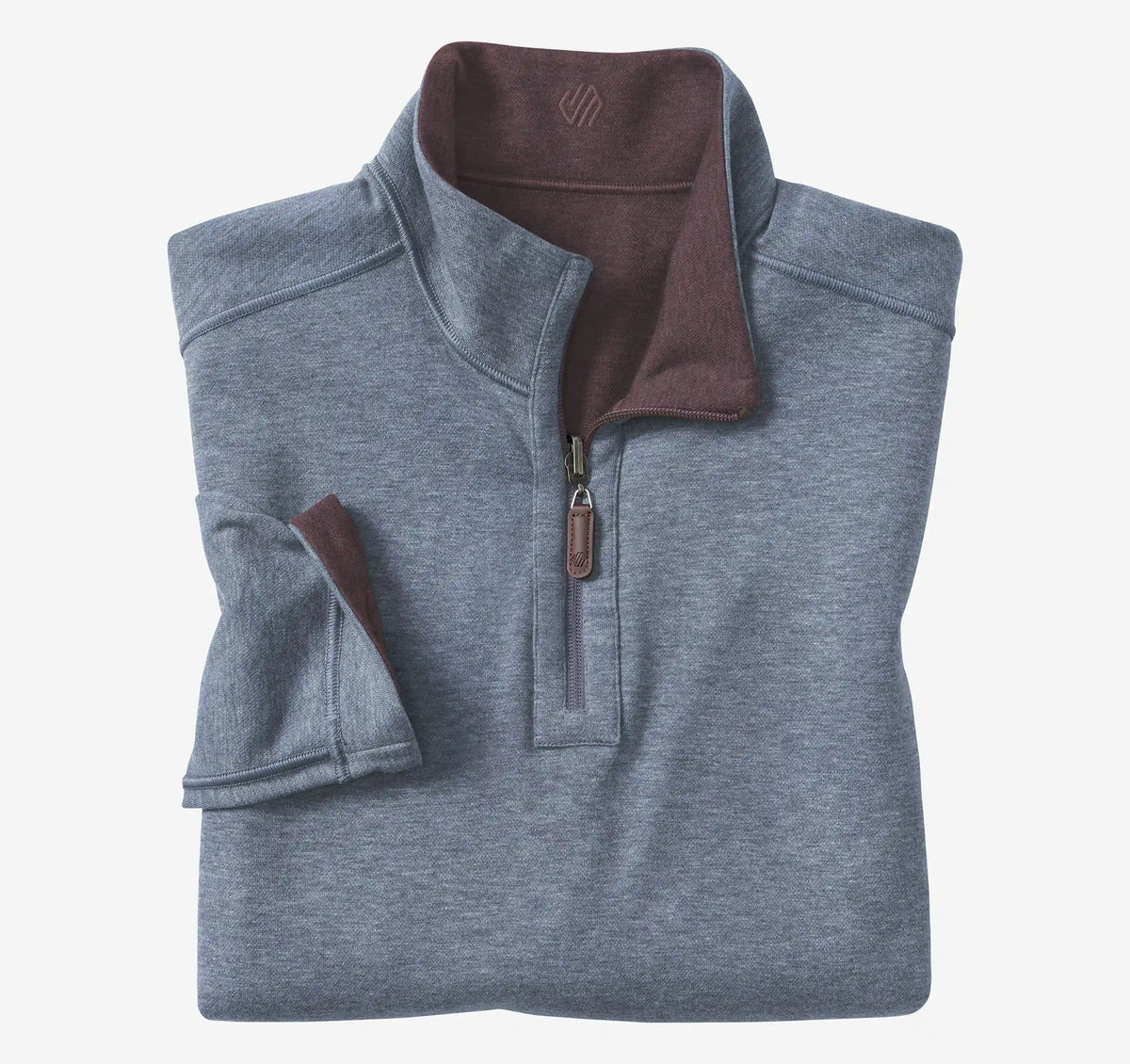 Icon Reversible Quarter-Zip - Burgundy/Blue