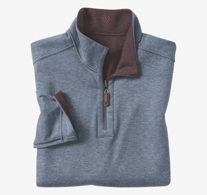 Icon Reversible Quarter-Zip - Burgundy/Blue