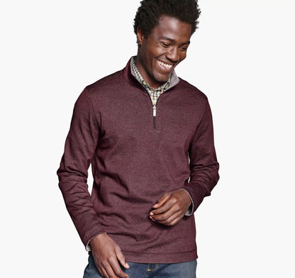 XC+™ Fusion Reversible Quarter-Zip - Burgundy/Charcoal