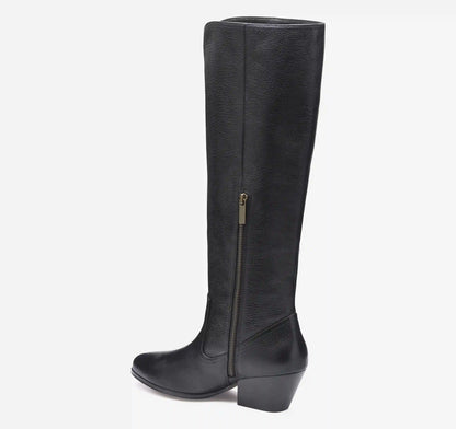 Tristen Tall Boot - Black Full Grain