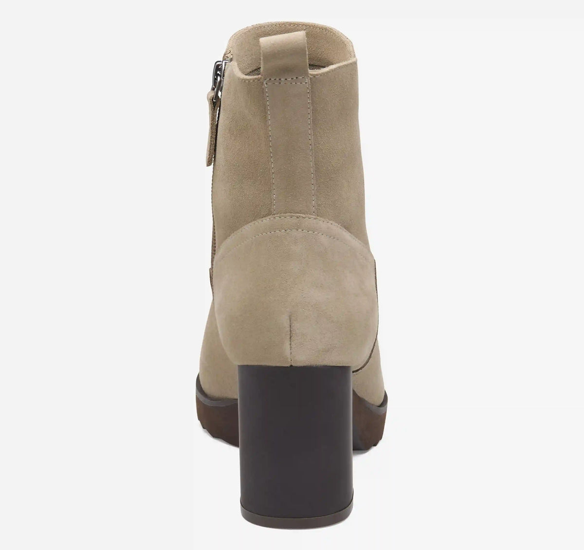 Izzie Bootie - Taupe Waterproof Suede
