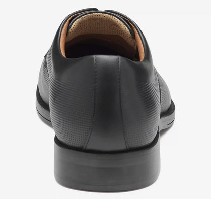 XC+™ Copley Wingtip - Black Embossed Waterproof Full Grain Leather
