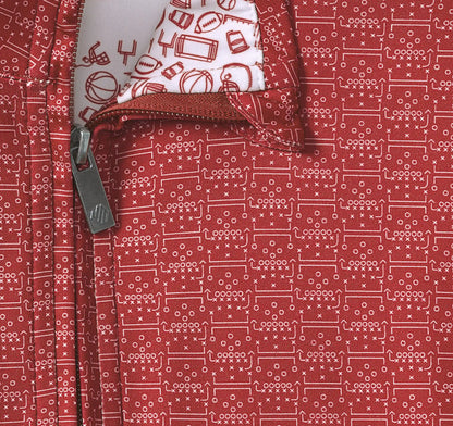 Game Day XC4® Plays Print Quarter-Zip - Red