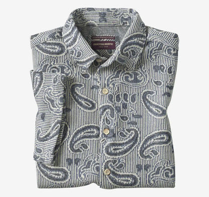 Linden Textured Short-Sleeve Shirt