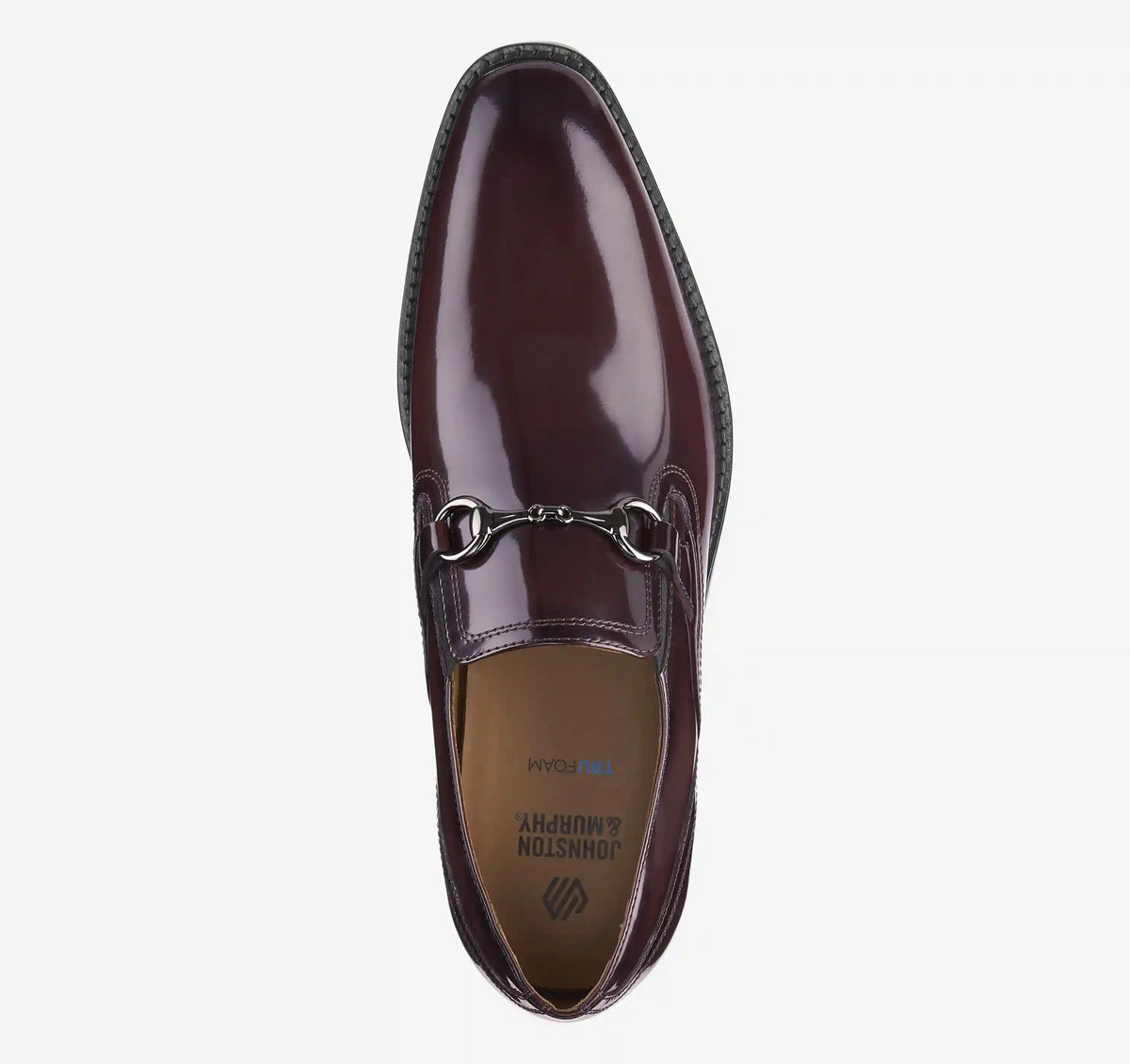 Richland Plain Toe Bit Loafer - Burgundy Brush-Off Leather